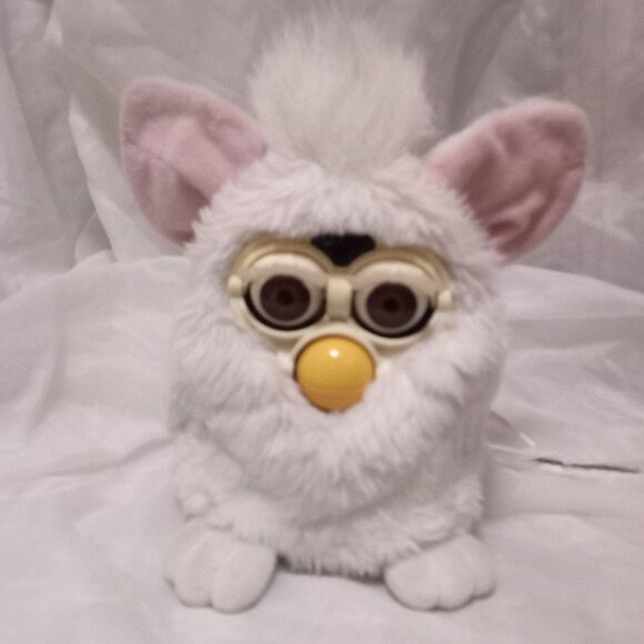 1998 Original White FURBY "Snowball" by Tiger Electronics *Works* Collectible - Picture 12 of 12